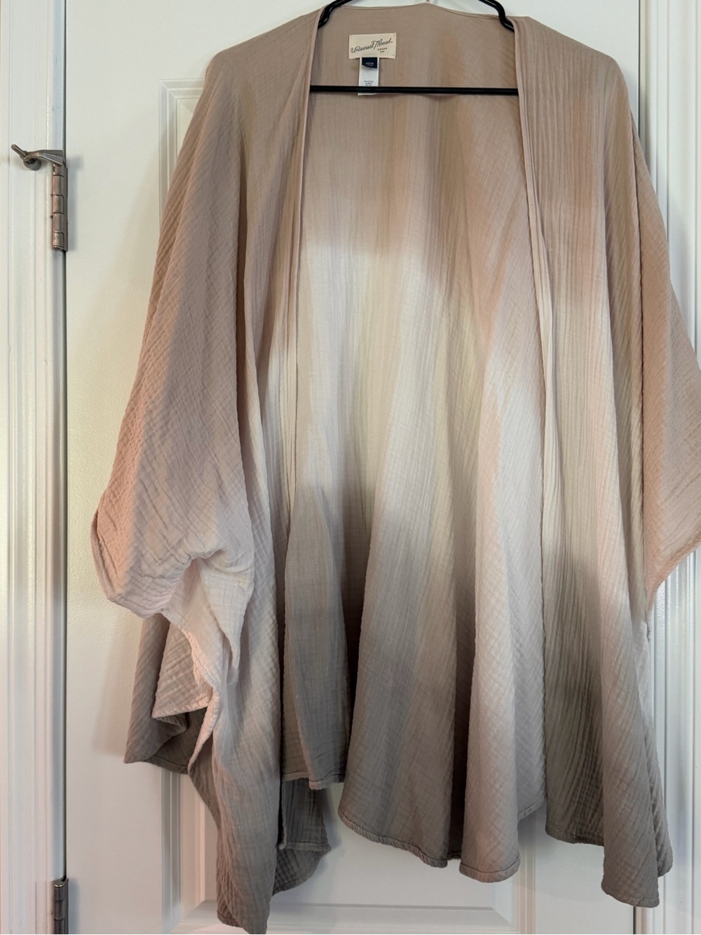 Universal Thread Lightweight Ombre Kimono Cardigan - Taupe Gradient- OSFM